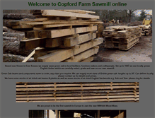 Tablet Screenshot of copfordsawmill.co.uk